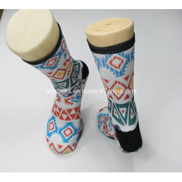 2016 nuevos calcetines impresos por sublimación personalizados